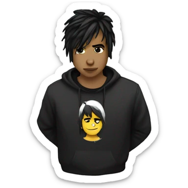 emo boy band sticker