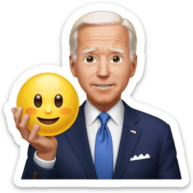 make biden use a power ball made of enrgy without anything else sticker