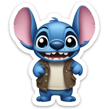 Stitch sticker