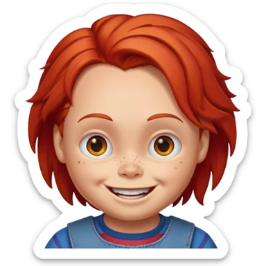 🥰😍Un emojin de chuky sticker