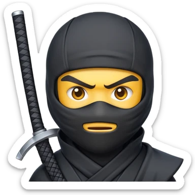 ninja low taper fade emojininja low taper fade emoji sticker
