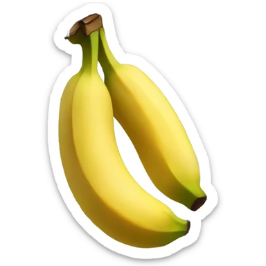 Banana inside the cage sticker