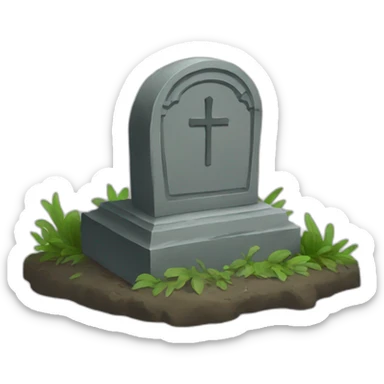 Grave sticker