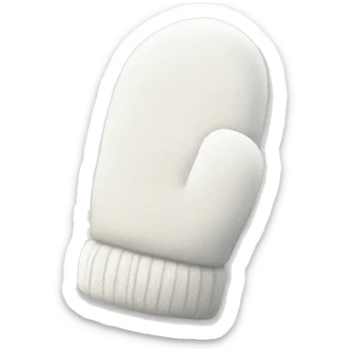 white mittens sticker