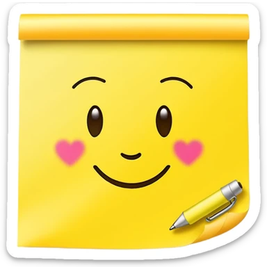 handwritten note emoji style "shine unapologetically" sticker