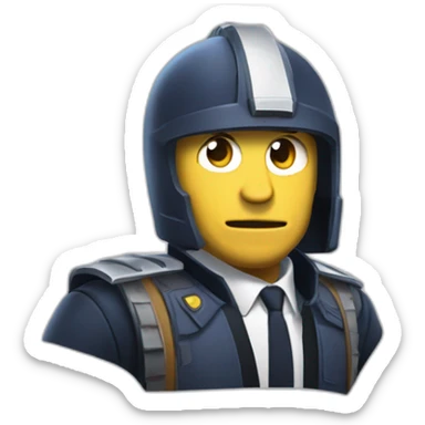 macron qui joue a fortnit sticker