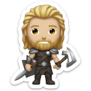 Vargskelethor joel sticker