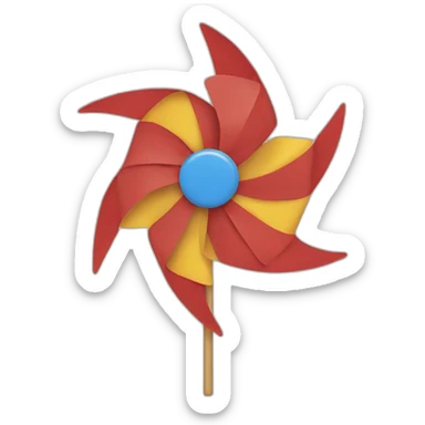 pinwheel sticker