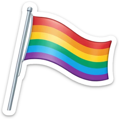 Floptropica flag sticker