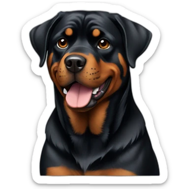 Rottweiler dog sticker