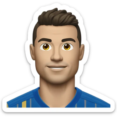 Ronaldo in Getafe CF sticker