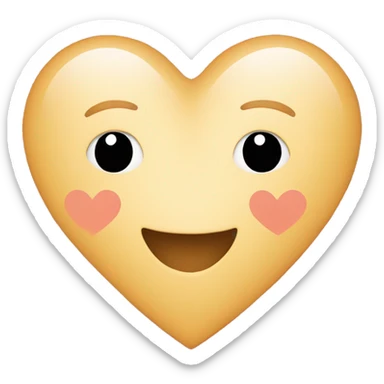 A heart with I love you inside sticker