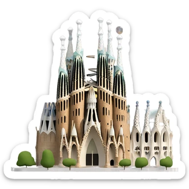 Gaudí’s Sagrada Familia sticker