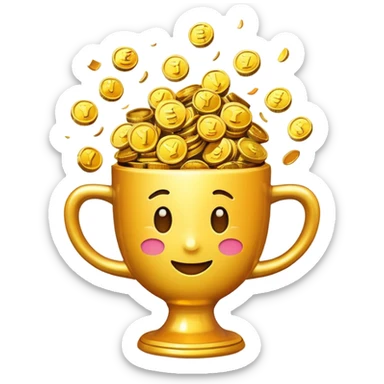 EMOJI AND WIN CUP sticker