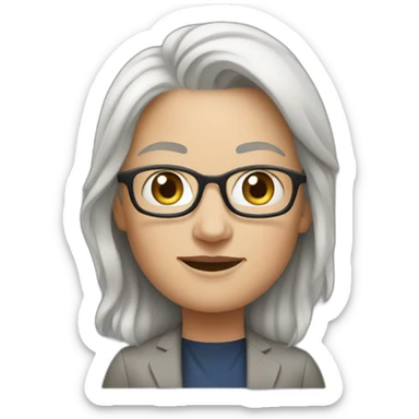 Female Tim cook sticker