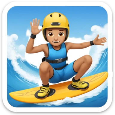 extreme sports lover sticker