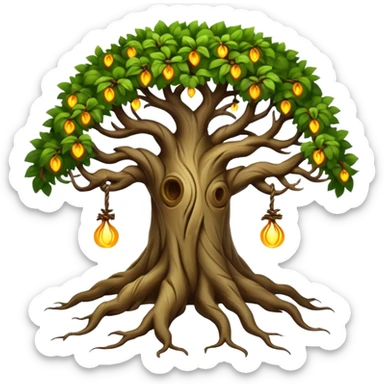 Spiritual tree sticker