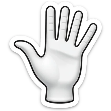 Foam finger MTG sticker