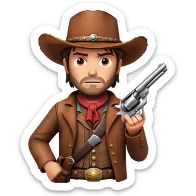 Red dead redemption  sticker