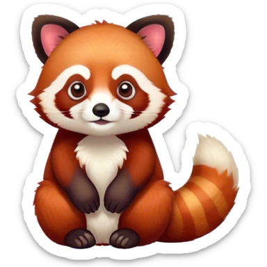 Red panda  sticker