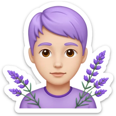 Do you know how levandula look like? sticker
