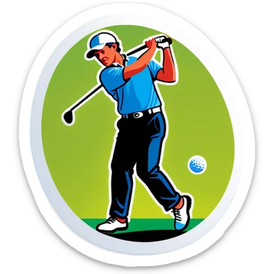 Golf sticker