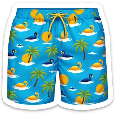 swim trunk sticker