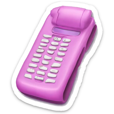 Coquette Flip Phone in pink or purple  sticker
