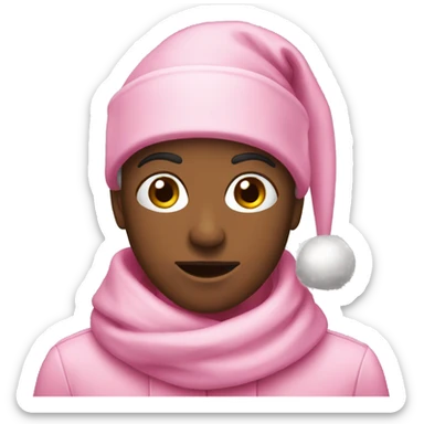 Pink Christmas  sticker