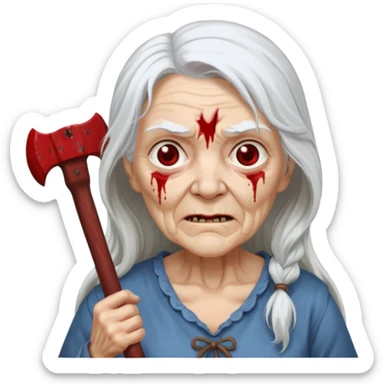 Granny horror game sticker