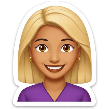 A woman named Kannada Patsy Shayla. sticker