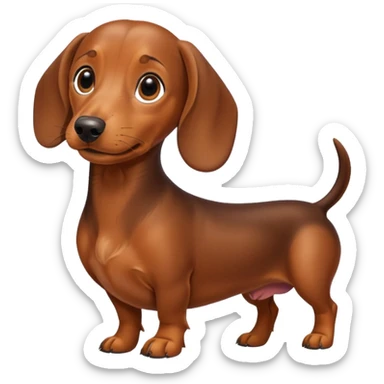 Perro salchicha sticker