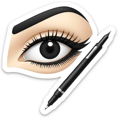 eye liner pen sticker