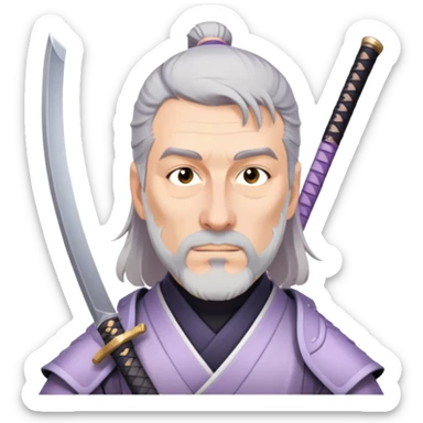 Gentle Samurai sticker