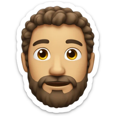 shirtless hairy man sticker