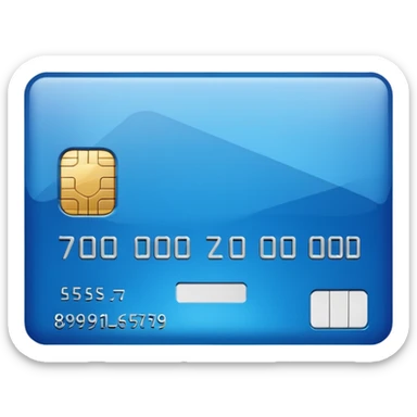 credit card sticker