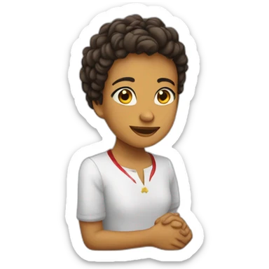 carol no espaço sticker