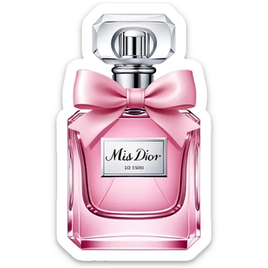 Miss dior perfume sticker