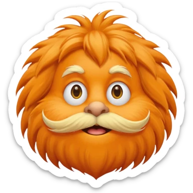 I want Lorax more accurate to the Dr suess film  sticker