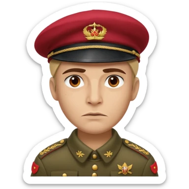 legionario del et español con mi cara  sticker