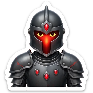 Black armor knight – Glowing red eyes





 sticker
