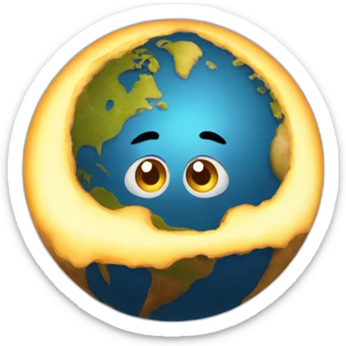 The Planet Venus Is shocked sticker
