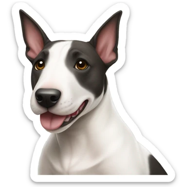 Bull terrier and Lexus Lfa sticker