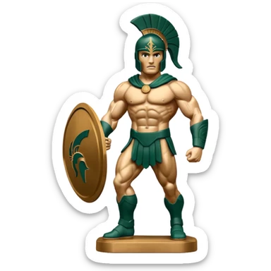 michigan state university spartan sticker