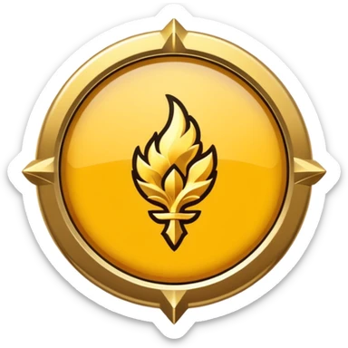 Free Fire V badge sticker