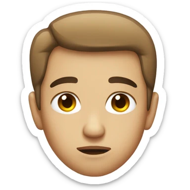 side eye with a pouty face sticker