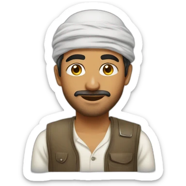Yemeni bidwan guy sticker