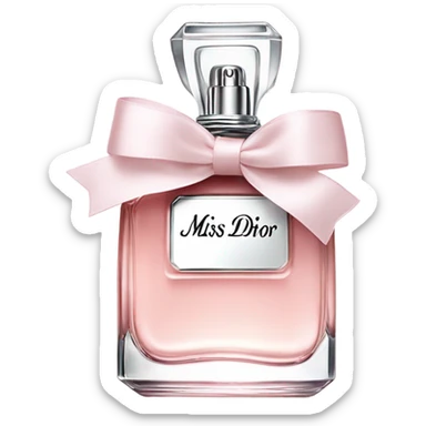 miss dior perfume sticker