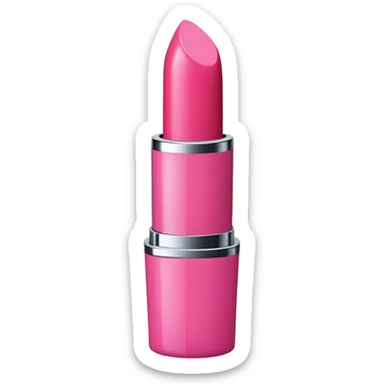 Pink lipstick sticker