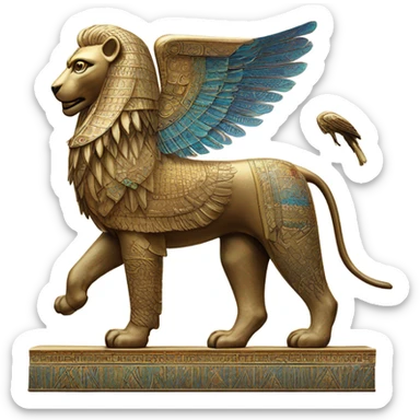 lamassu iraqi themed sticker